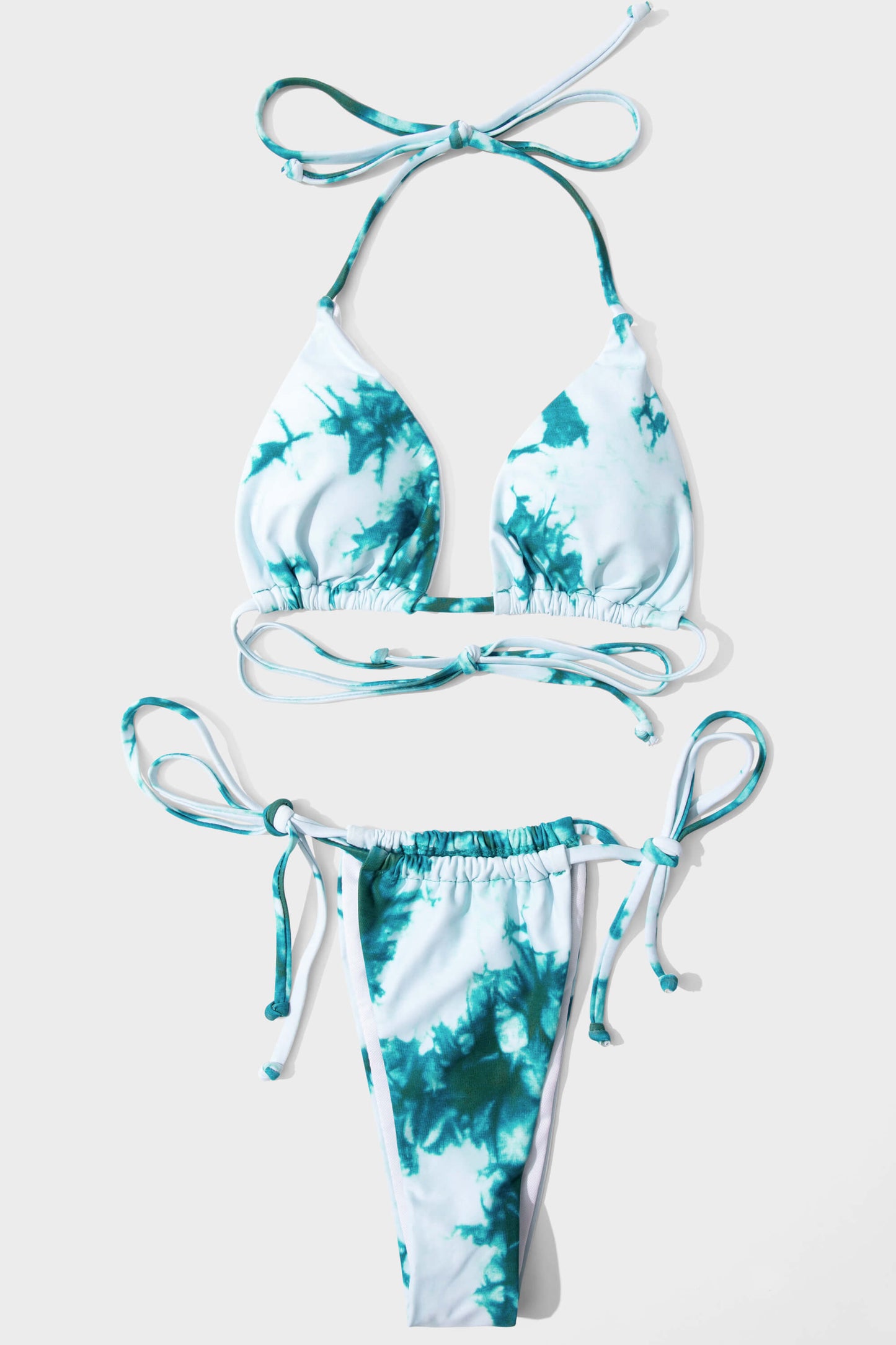 Malibu Set - Smaragdgrüne Batik