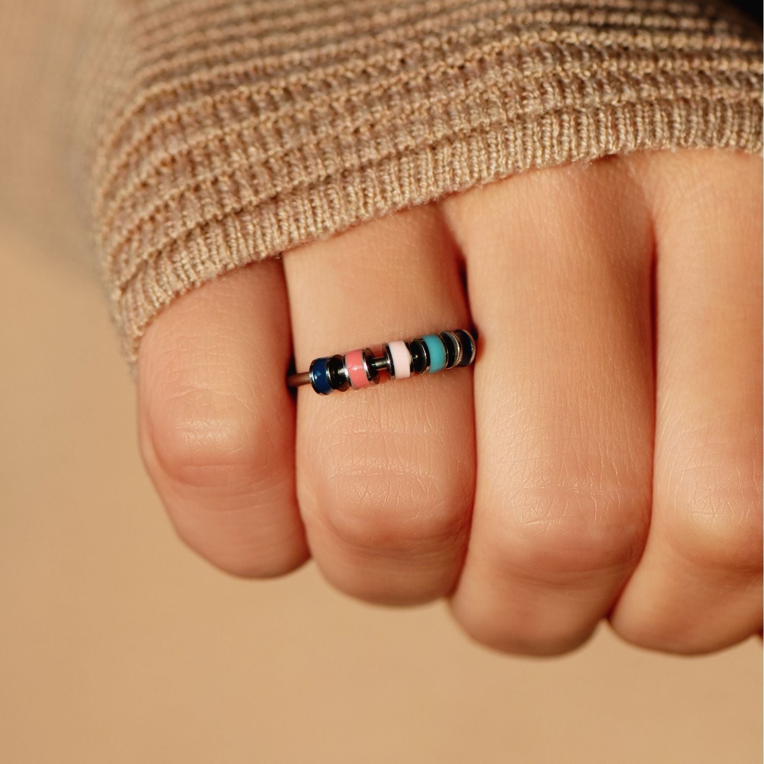 Beaded Fidget Ring