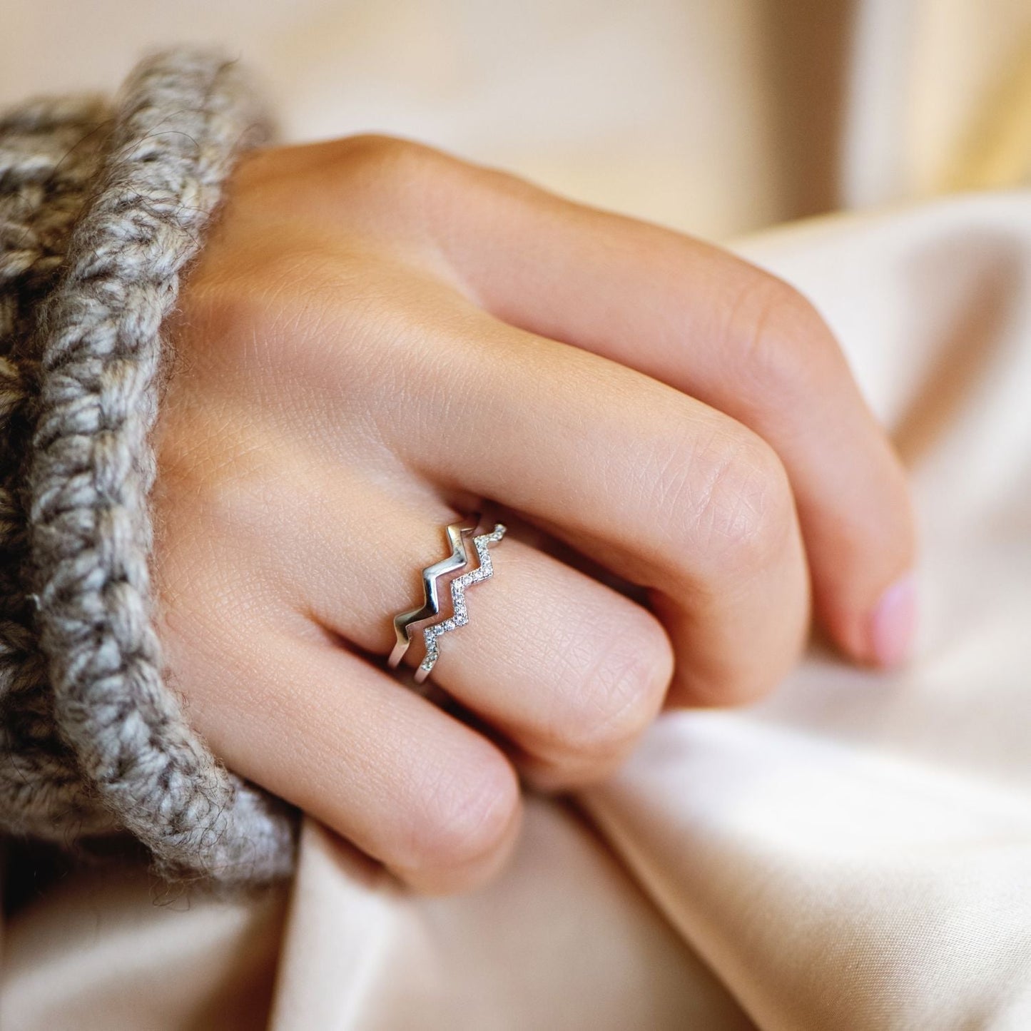 Anillo de altos y bajos 