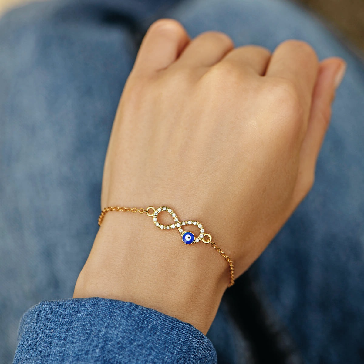 Evil Eye Unendlichkeitsarmband