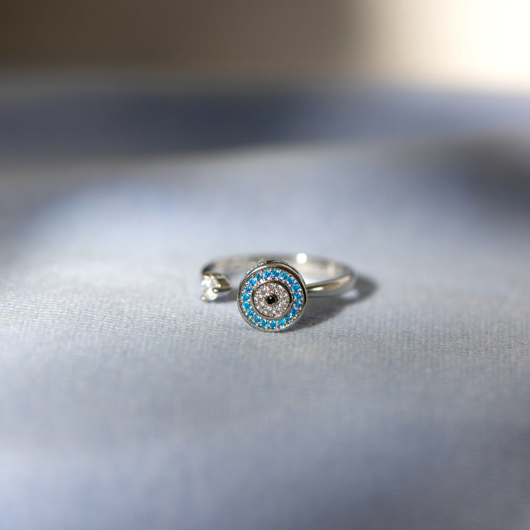 Evil Eye Fidget Ring