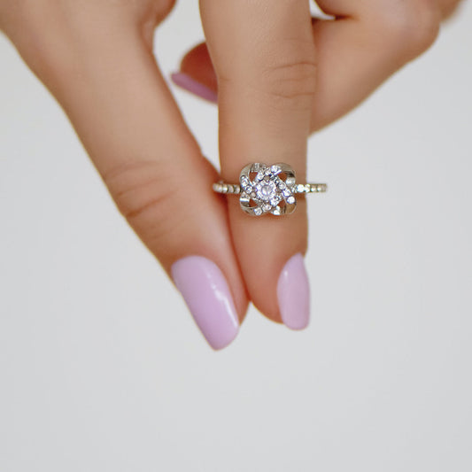 Para mi mejor amigo - Anillo de nudo de amor 