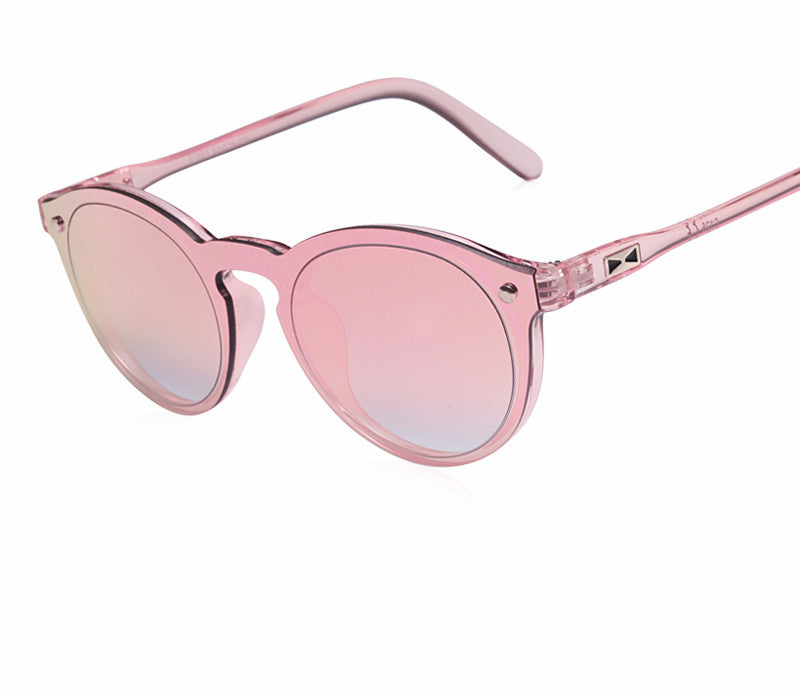 Reflektierende ovale Mode-Sonnenbrille