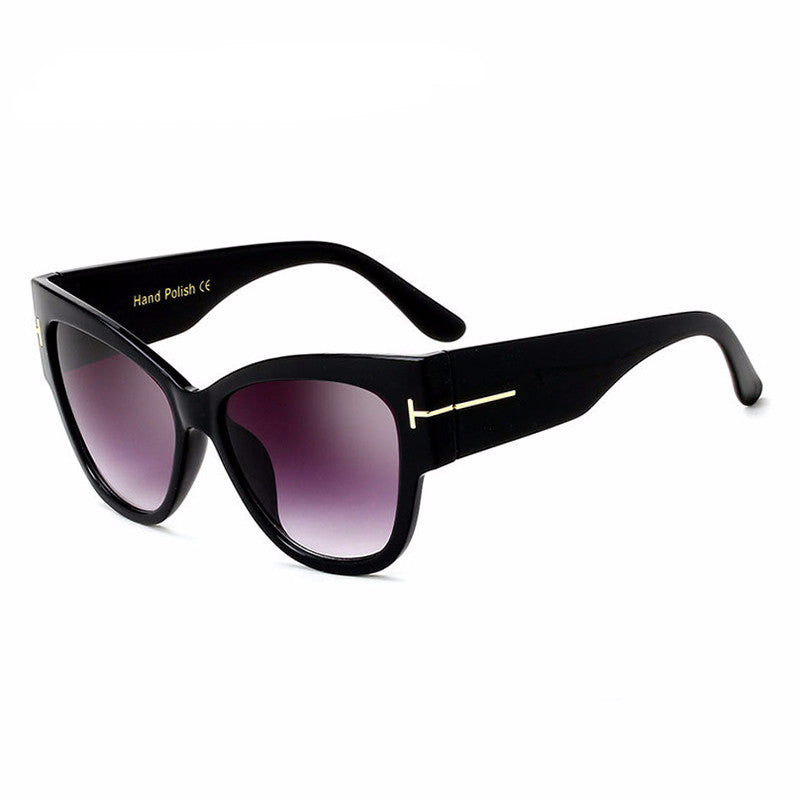 Gradient Points Cat Eye Sunglasses