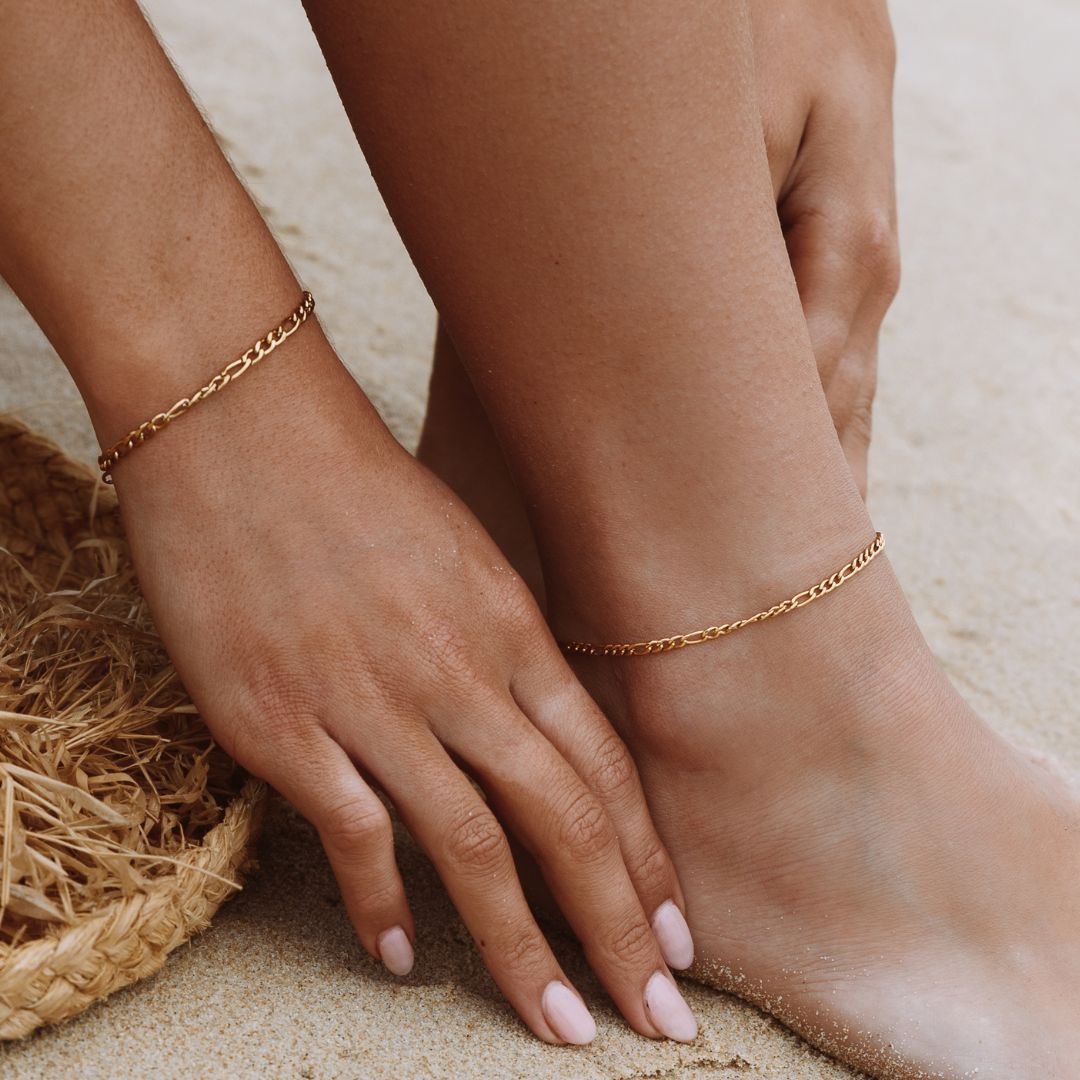 "Amalfi" Figaro Anklet