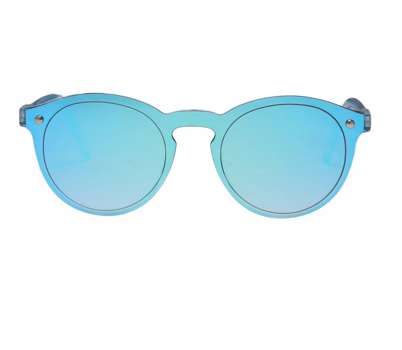 Reflektierende ovale Mode-Sonnenbrille
