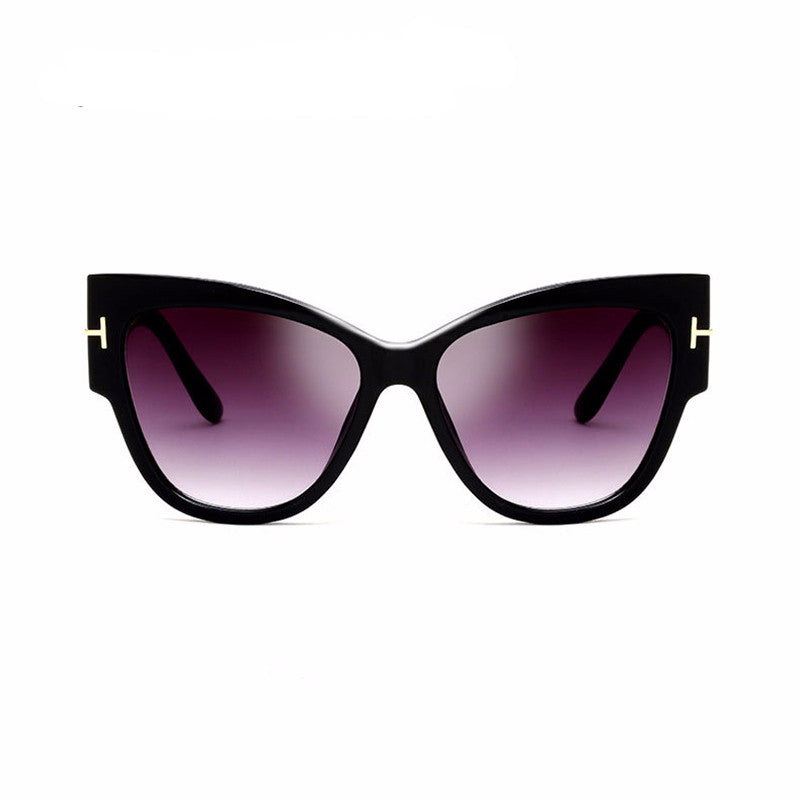 Gradient Points Cat Eye Sunglasses