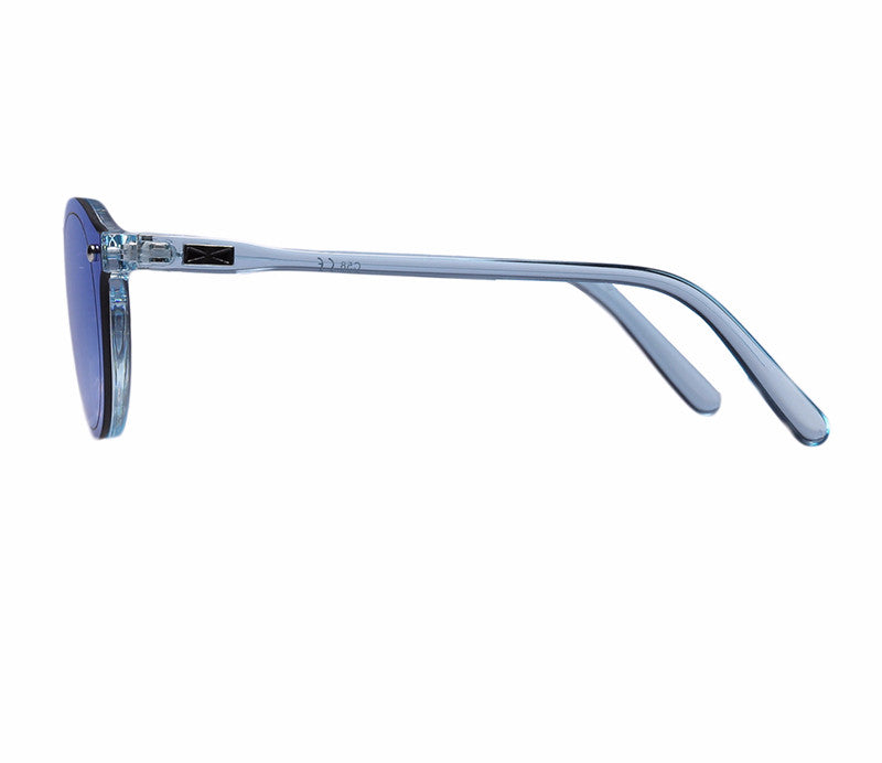 Reflektierende ovale Mode-Sonnenbrille
