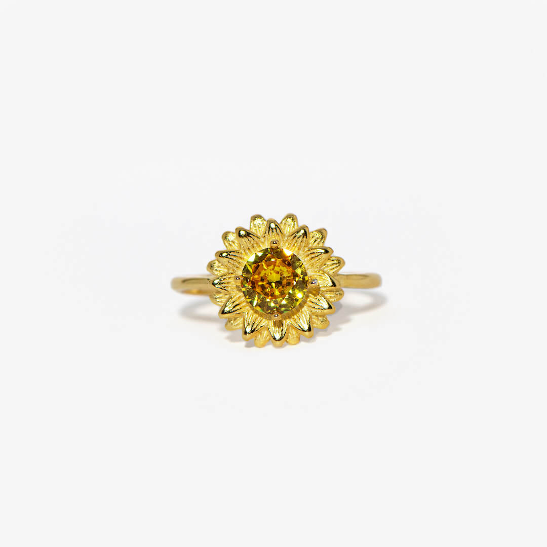 Eres mi sol - Anillo Girasol 