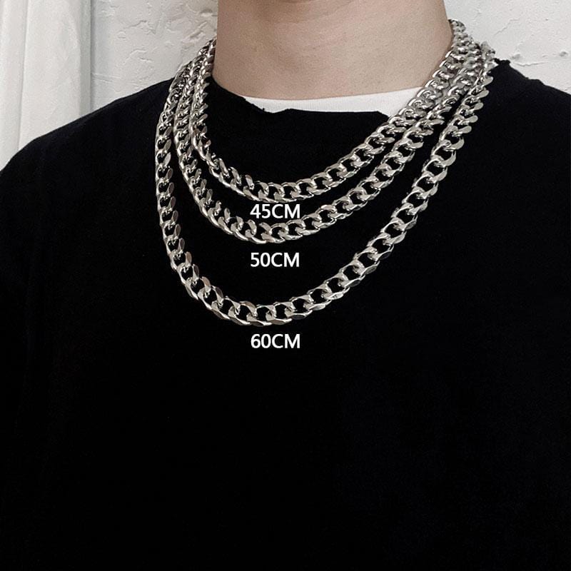 CUBAN LINK SILVER CHAIN