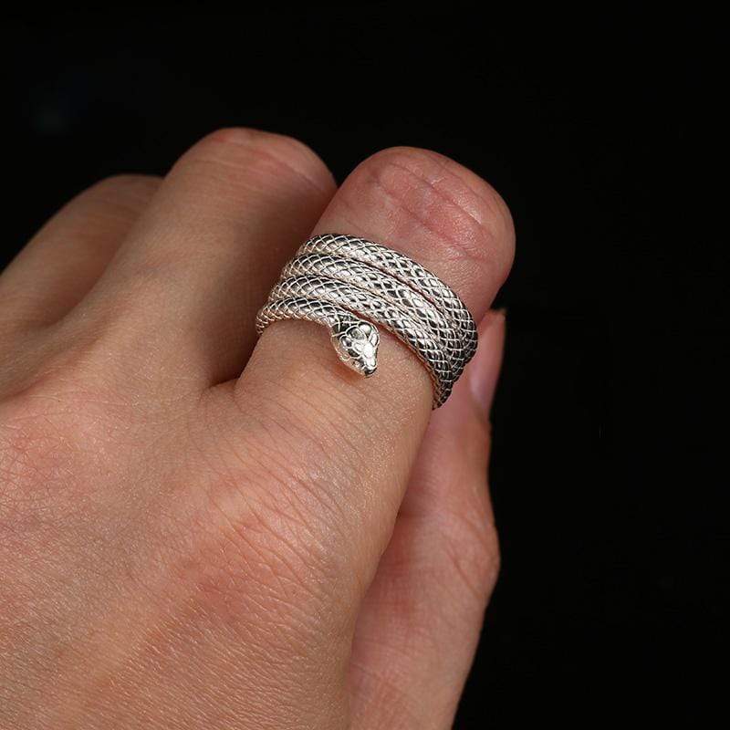 ANILLO DE PLATA SERPIENTE