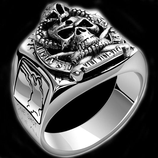 ANILLO DE PLATA DE FRANCOTIRADOR DEL EJÉRCITO DE EE. UU.