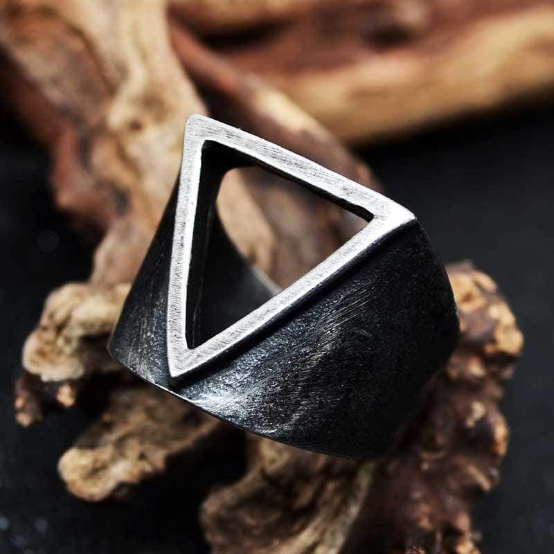 VIKING TRIANGLE STAINLESS STEEL RING