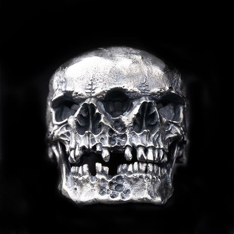 GOTHIC HERREN TOTENKOPF EDELSTAHLRING