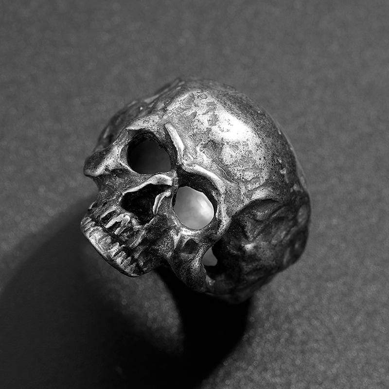 MOTORCYCLE SKULL GOTHIC RING