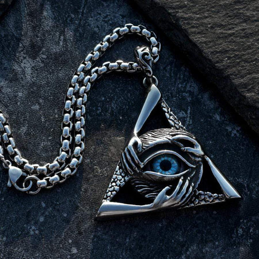 ANCIENT EGYPTIAN STAINLESS STEEL PENDANT