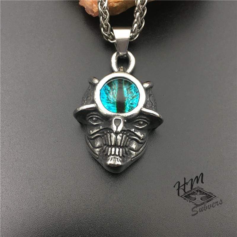 VINTAGE BÖSER TOTENKOPF HERRENANHÄNGER