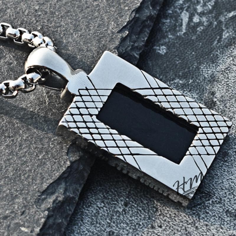 PUNK RETRO TOTENKOPF EDELSTAHL ANHÄNGER