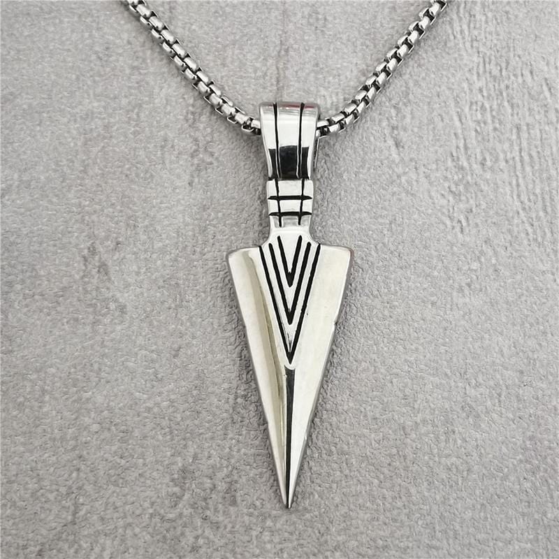 HIP HOP TRIANGLE STAINLESS STEEL PENDANT