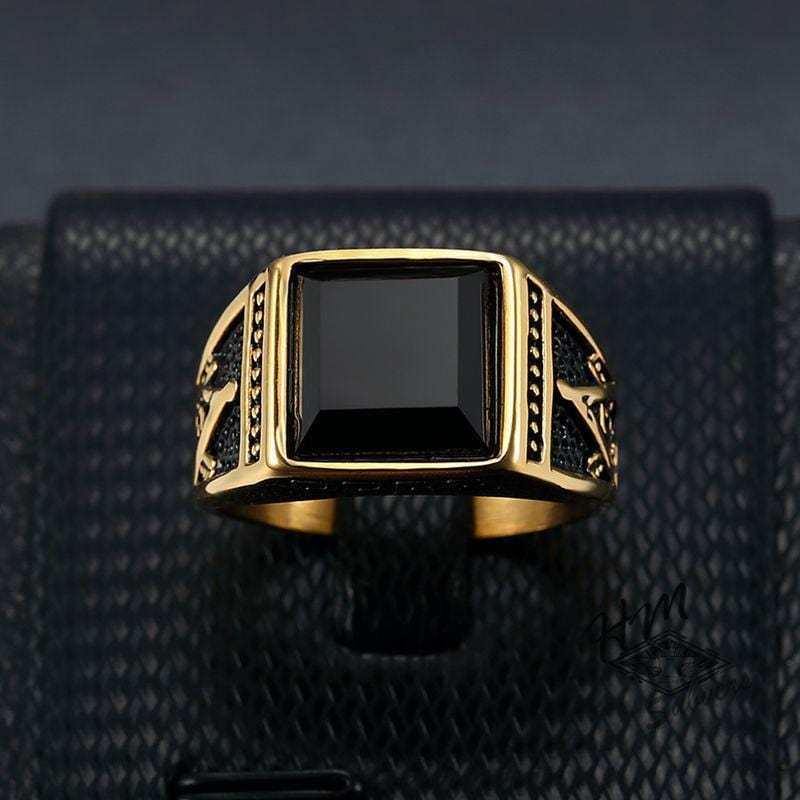 ANILLO VINTAGE AG DE ACERO INOXIDABLE