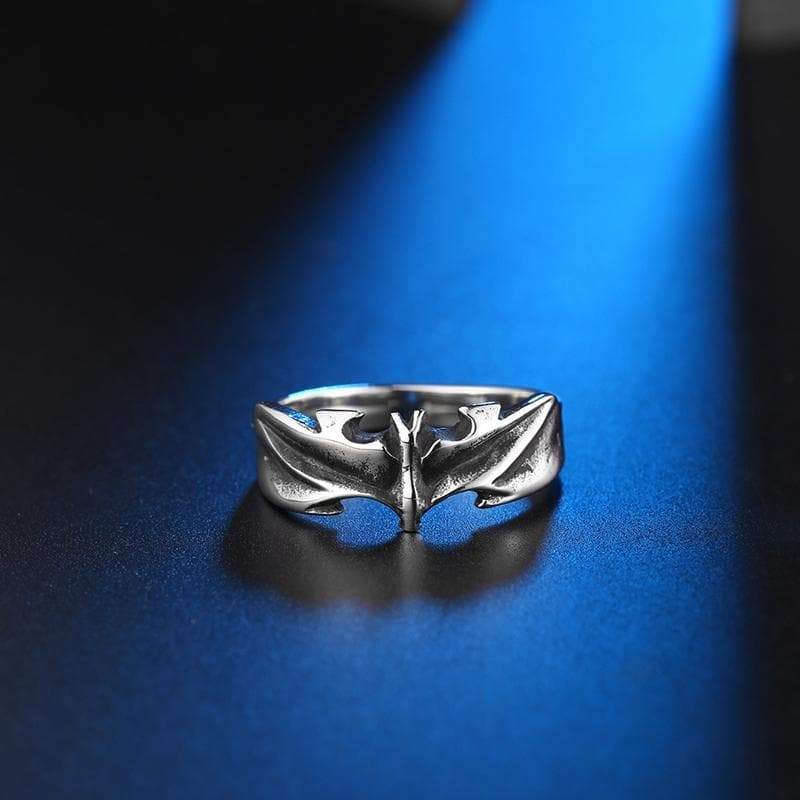 ANILLO VINTAGE GÓTICO CON MURCIÉLAGO