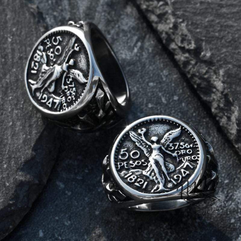 ANILLO DE ACERO INOXIDABLE LADY LIBERTY