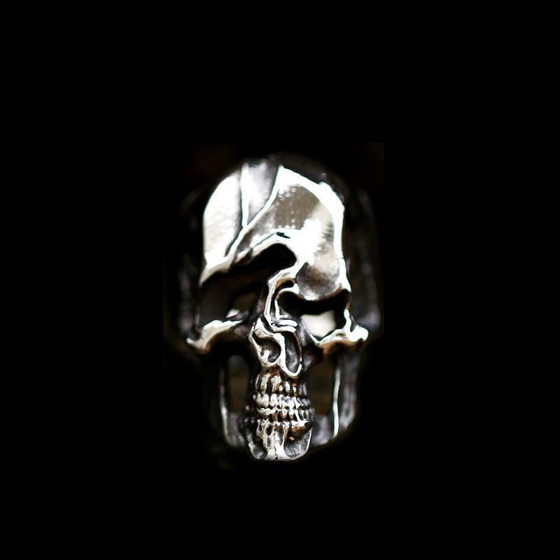 TWISTED SOUL TOTENKOPF EDELSTAHLRING