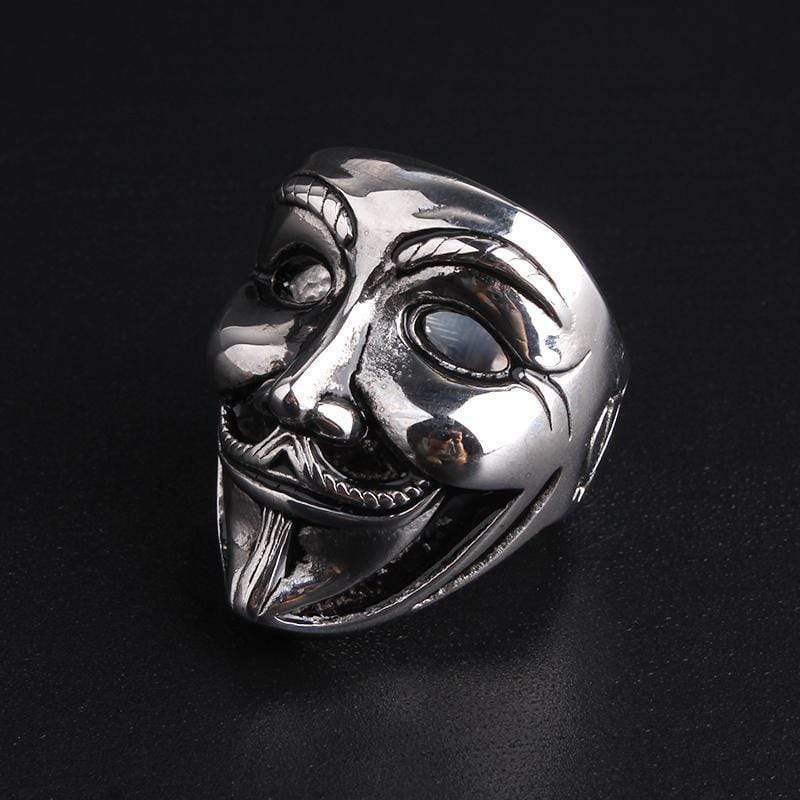 V WIE VENDETTA EDELSTAHLRING