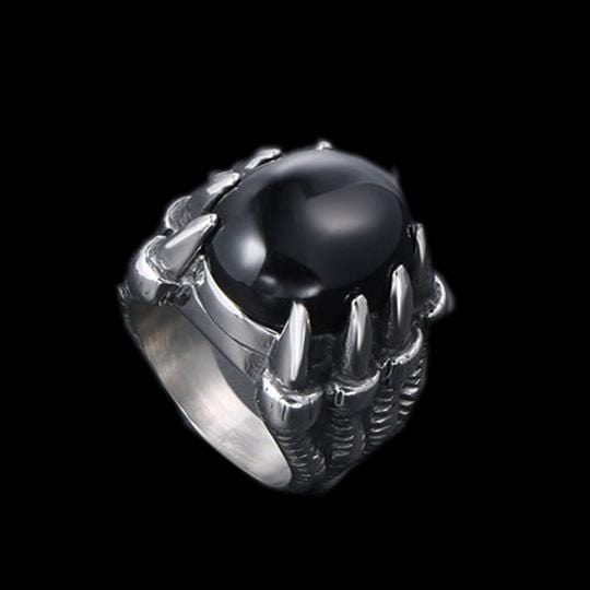 VINTAGE DRACHENKLAUE EDELSTEINRING