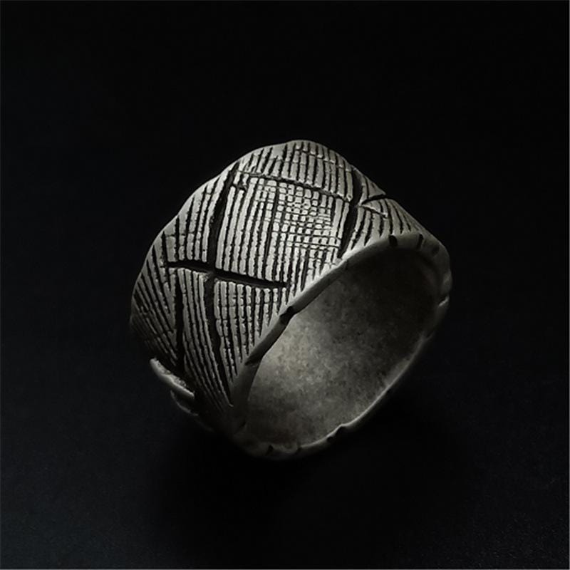 ANILLO DE PARCHE PATCHWORK VINTAGE PARA HOMBRE