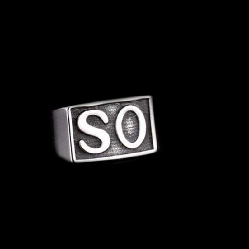 VINTAGE SO NS EDELSTAHLRING