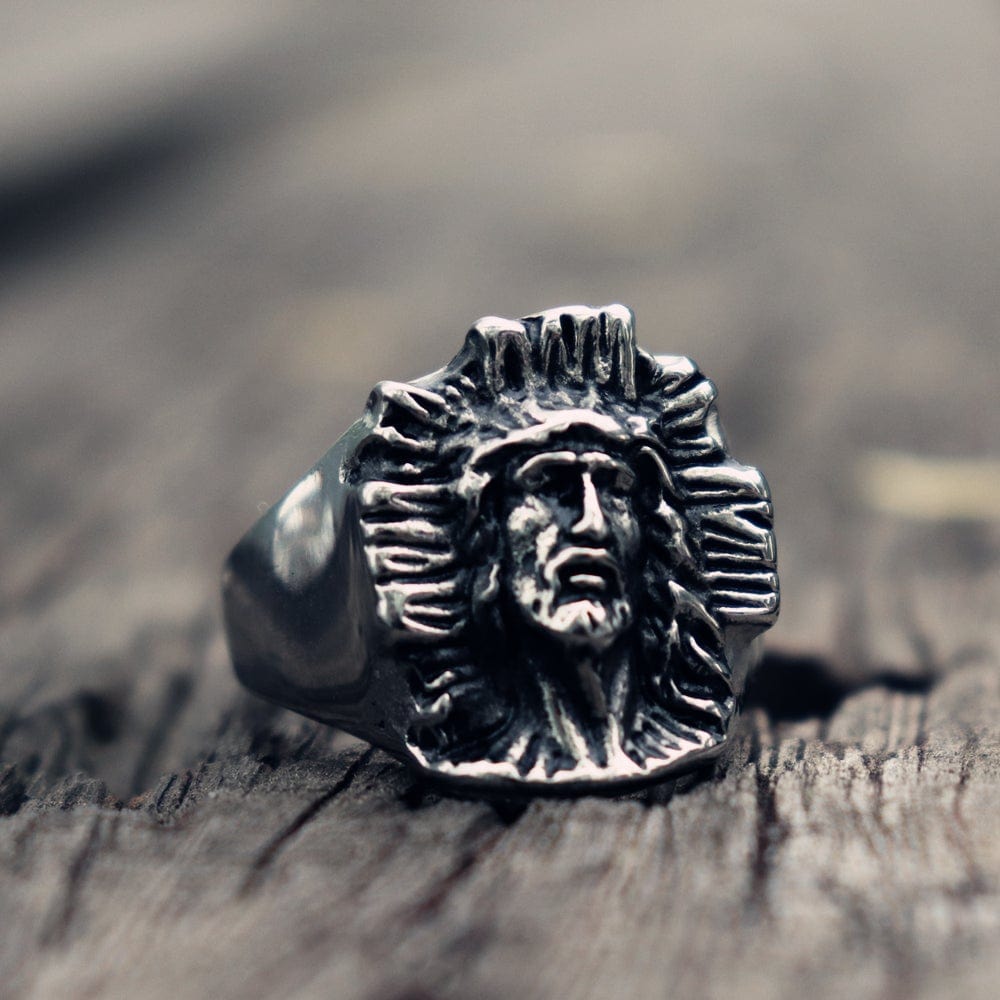 ANILLO DE ACERO INOXIDABLE HIJO DE DIOS