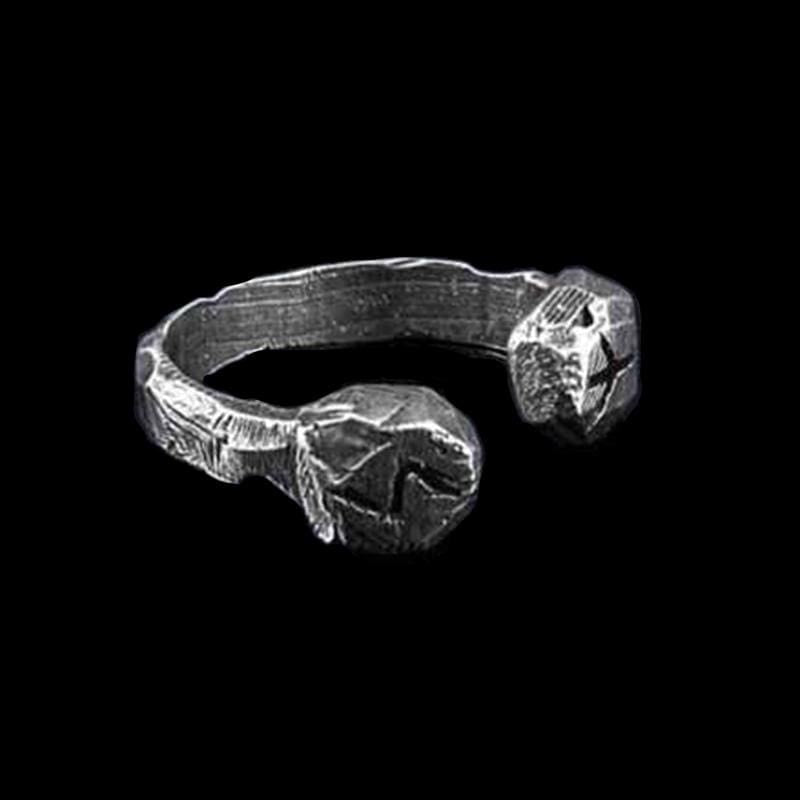 ANILLO CON RUNAS AMULETO VIKINGO ANEL