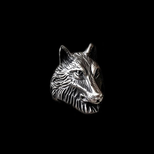 ANILLO VIKINGO NÓRDICO GIGANTE DE LOBO