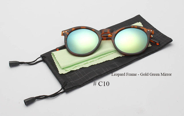 Gafas de sol con estampado animal