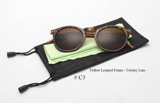 Gafas de sol con estampado animal