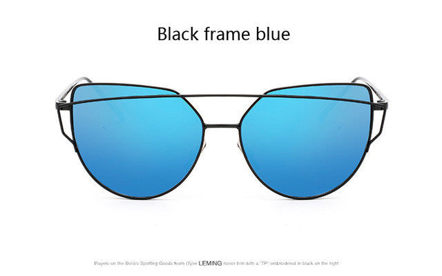 Sonnenbrille mit verspiegelten Gläsern von Twin Beam