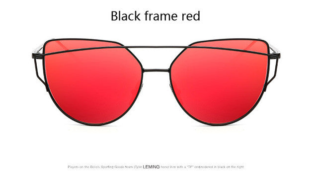Sonnenbrille mit verspiegelten Gläsern von Twin Beam