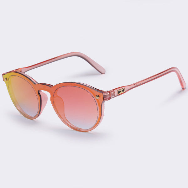 Reflektierende ovale Mode-Sonnenbrille