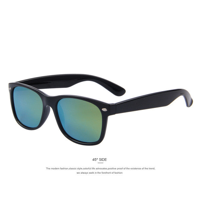 Polarisierte Retro-Sonnenbrille mit Nieten