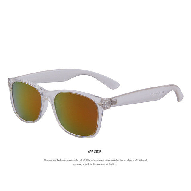 Polarisierte Retro-Sonnenbrille mit Nieten