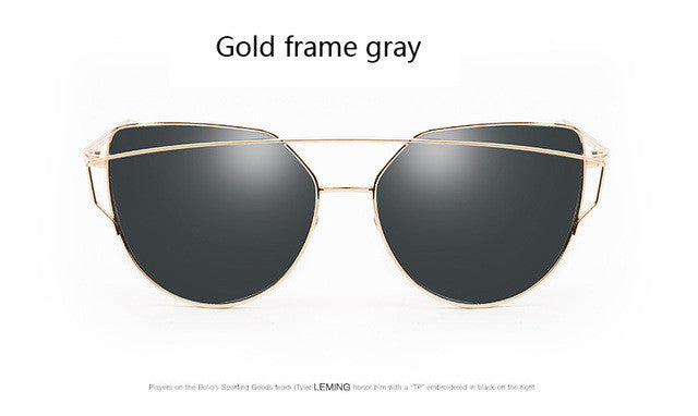 Sonnenbrille mit verspiegelten Gläsern von Twin Beam