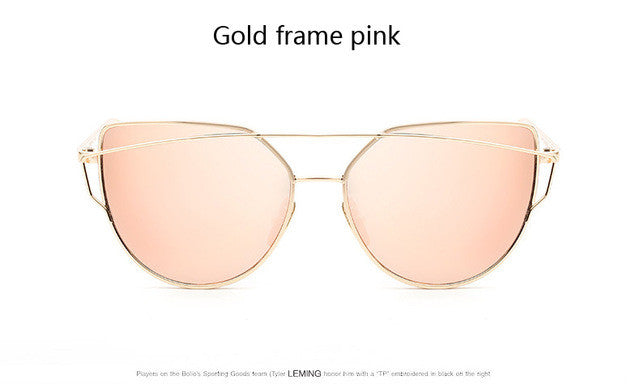 Sonnenbrille mit verspiegelten Gläsern von Twin Beam