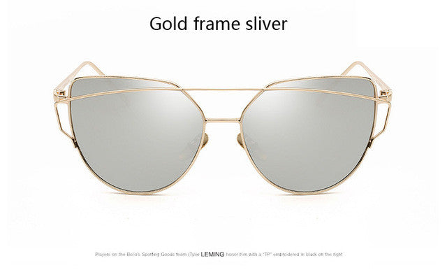 Sonnenbrille mit verspiegelten Gläsern von Twin Beam