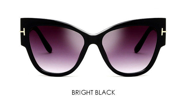 Cat-Eye-Sonnenbrille mit Farbverlauf