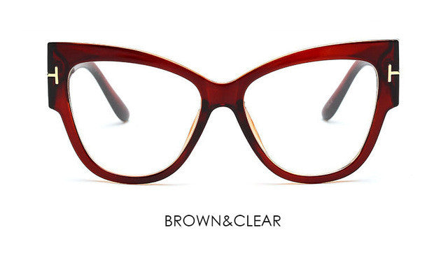 Cat-Eye-Sonnenbrille mit Farbverlauf
