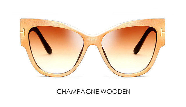 Cat-Eye-Sonnenbrille mit Farbverlauf