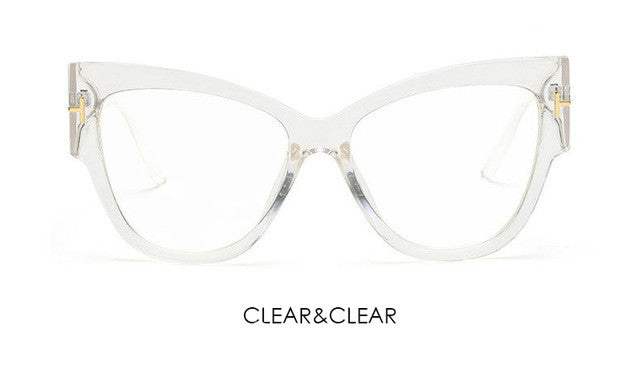 Cat-Eye-Sonnenbrille mit Farbverlauf