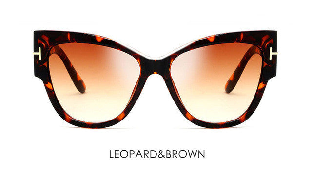 Cat-Eye-Sonnenbrille mit Farbverlauf