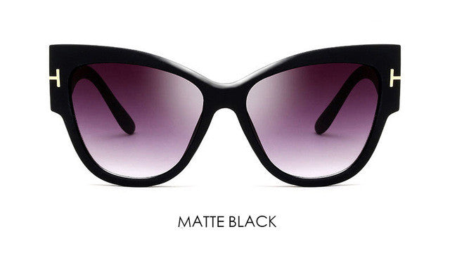 Cat-Eye-Sonnenbrille mit Farbverlauf